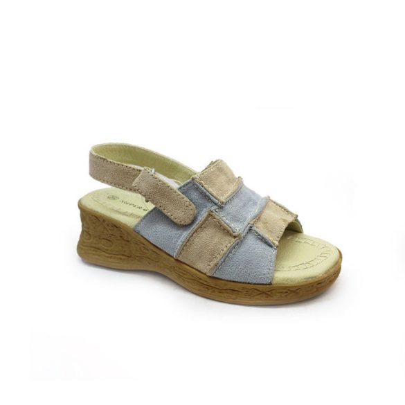 Kiárusítás gyerek szandál - Super Gear - 6412 beige-blue