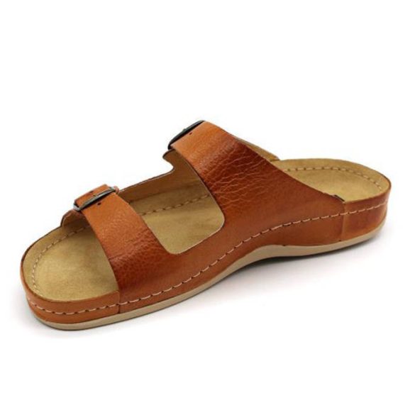 Leon Comfort férfi papucs - 703 Brown