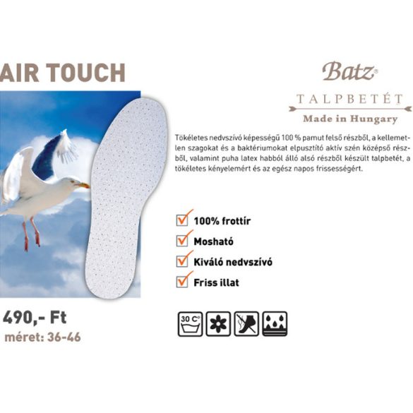 Batz talp betét unisex Talpbetét - 905 Air Touch