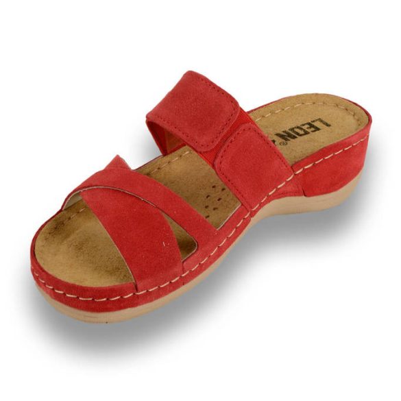 Leon Comfort női papucs - 909 Red