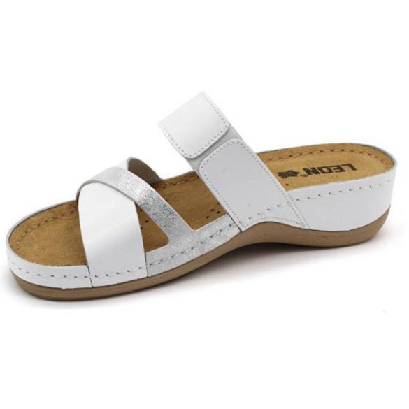 Leon Comfort női papucs - 909 White