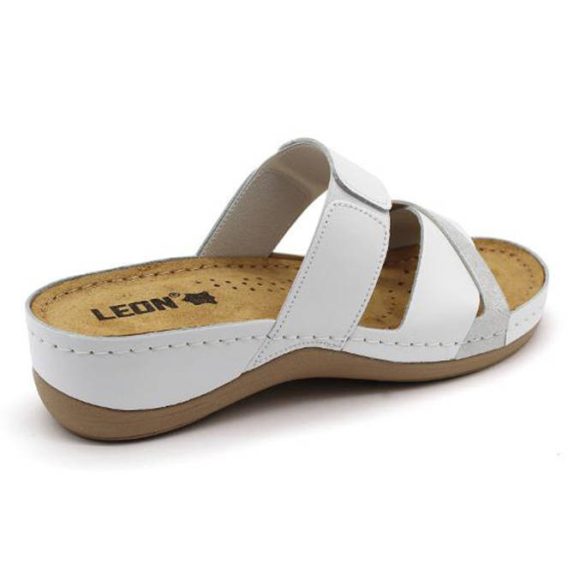 Leon Comfort női papucs - 909 White