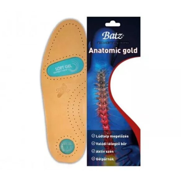 Batz talp betét unisex Talpbetét - 915 Anatomic Gold