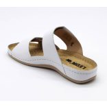 Leon Comfort női papucs - 952 White/Brown