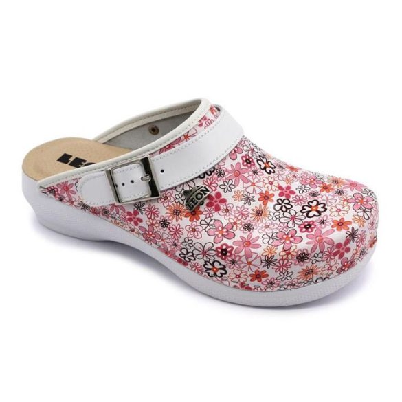 Leon Comfort női papucs - PU101 rose-virag